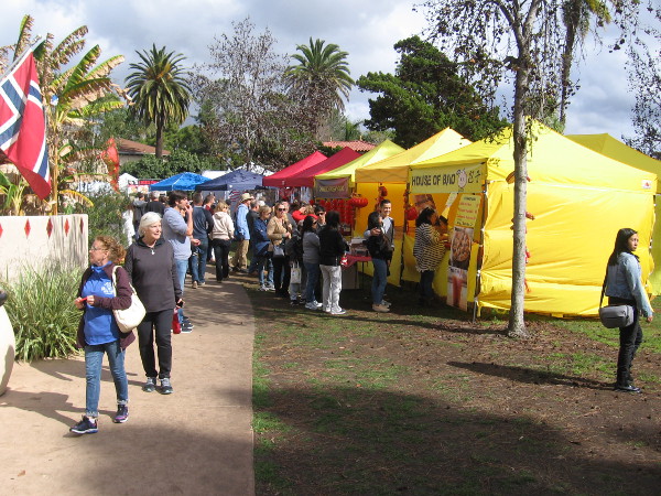 Food, culture and sunshine (and some sprinkling clouds) at the Chinese New Year Festival in Balboa Park.