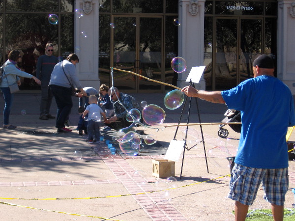 Sunshine on bubbles.