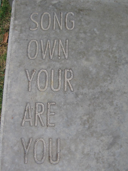 YOU ARE YOUR OWN SONG