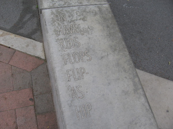 HIP AS FLIP-FLOPS KIDS HAVE ON