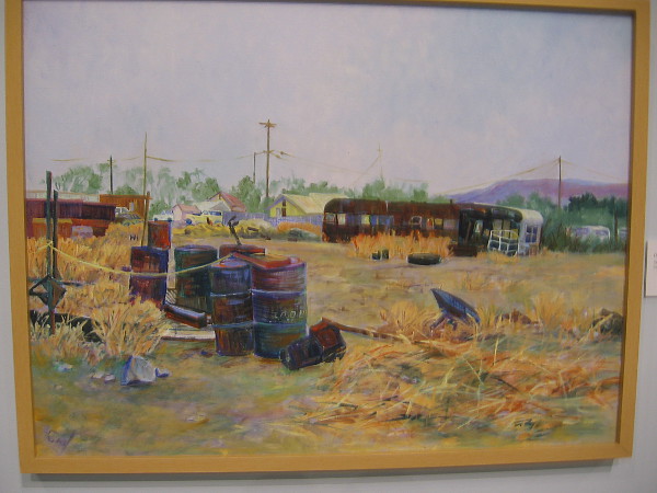 Ocotillo, 2010, oil on linen.