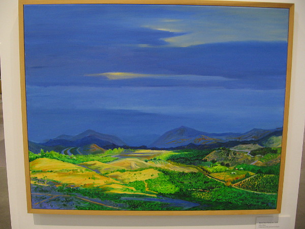 Storm from Temecula, 2001, oil on linen.