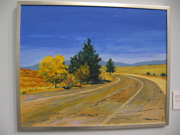 Just Around the Corner from the Stop Sign, 2013, oil on linen.