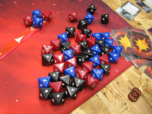 Perhaps players with a high midi-chlorian count can use the Force when throwing these dice.
