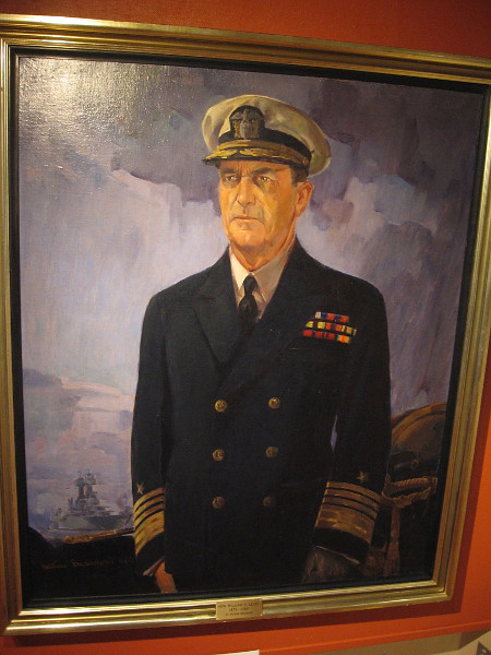Portrait of Admiral William D. Leahy, oil on canvas, 1936. U.S. Naval Academy Museum.
