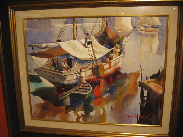 Fog Horn, watercolor, ca. 1950. The Hilbert Collection.