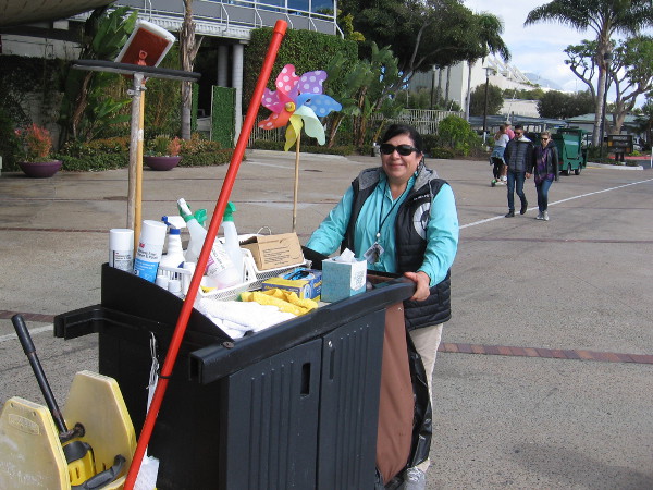 A pinwheel and a smile! You can't go wrong with that combination!