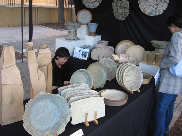 These amazing Korean ceramics were all created by Yonsoo Chung, representing the House of Korea in Balboa Park.
