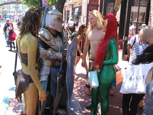 Aquaman, Mera and cosplay friends