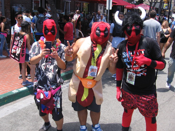 Deadpool takes many forms, including a hot dog