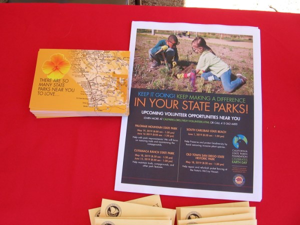 This sheet shows upcoming volunteer opportunities in California State Parks!
