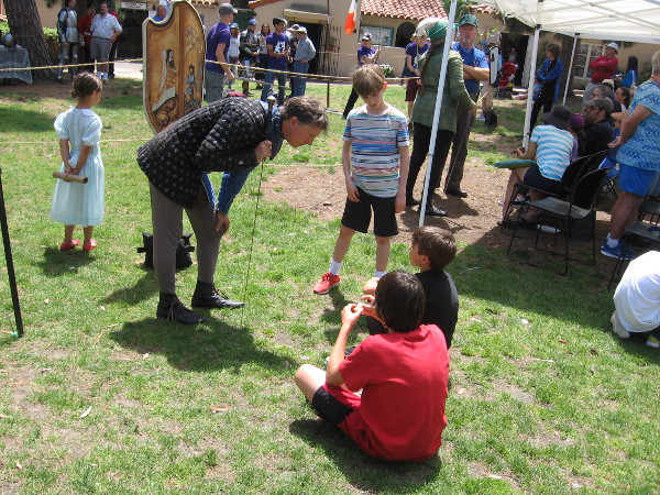 Kids had fun learning about the Age of Chivalry, a time long ago that seems like pure fantasy in our modern age.