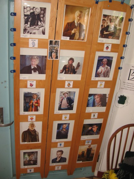 It's all of the Doctors from the Doctor Who series!