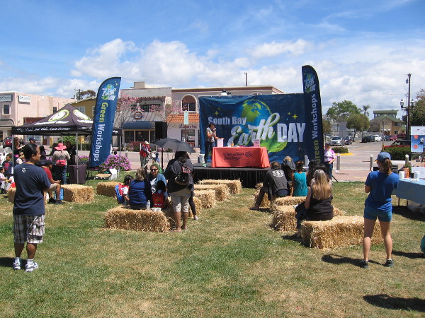People have gathered in Chula Vista's Memorial Park for South Bay Earth Day!