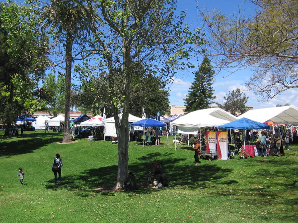 Chula Vista's beautiful Memorial Park provides a bit of green in an urban setting.