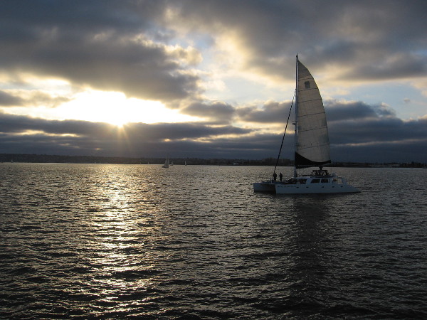 Another beautiful evening on San Diego's Embarcadero.