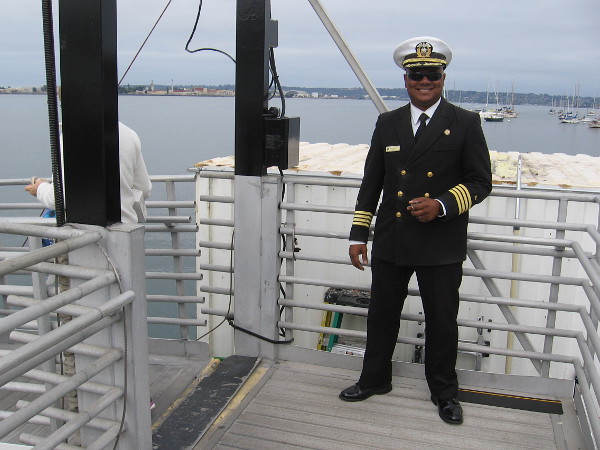 A friendly greeting by the ship's captain!