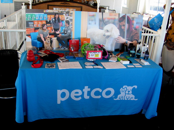 As we headed back toward the Embarcadero, I poked my head inside the ship to see some displays, including one presented by Petco. They also provided doggie treats.