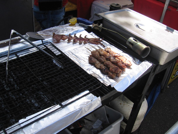 More yummy food on the grill.