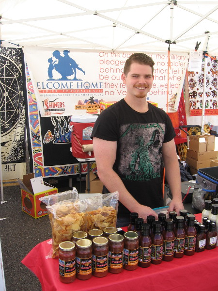 It's the Welcome Home Soldier Foundation. Help vets and get some salsa at whsfnow.org