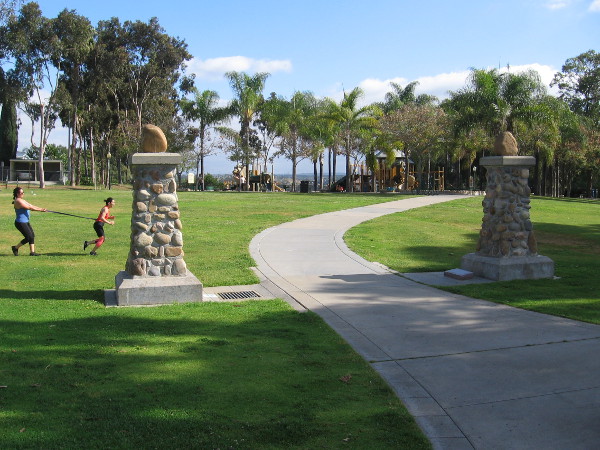Trolley Barn Park is a beautiful part of University Heights that honors its colorful history.