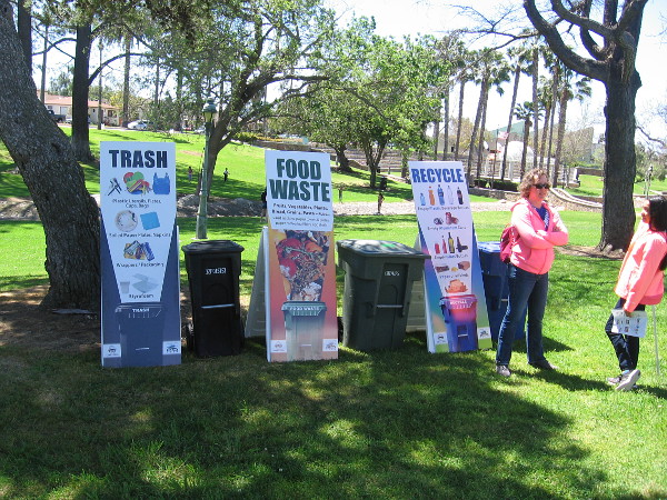 Of course, recycling stations could be found all around the South Bay Earth Day event!
