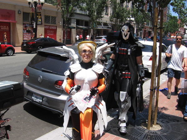 Mercy and Reaper of Overwatch