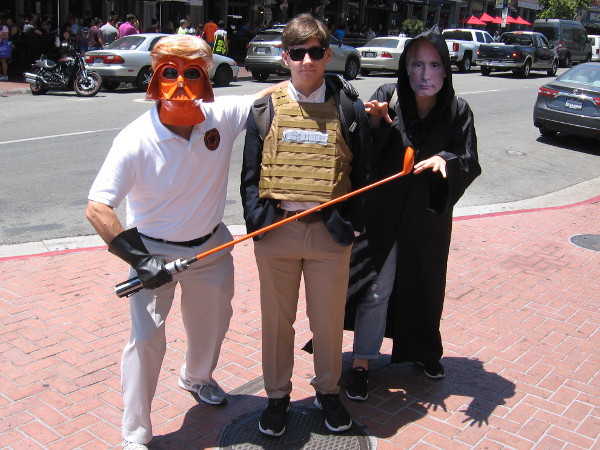 Orange Vader and friends