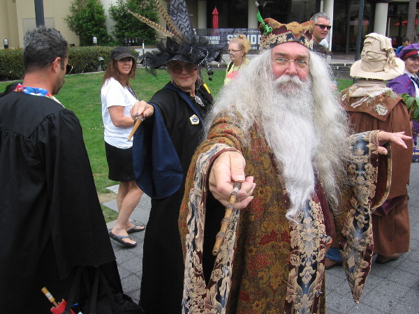 Professor McGonagall and Dumbledore