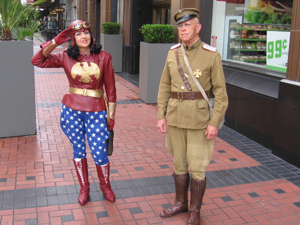 Wonder Woman and a Golden Age enemy