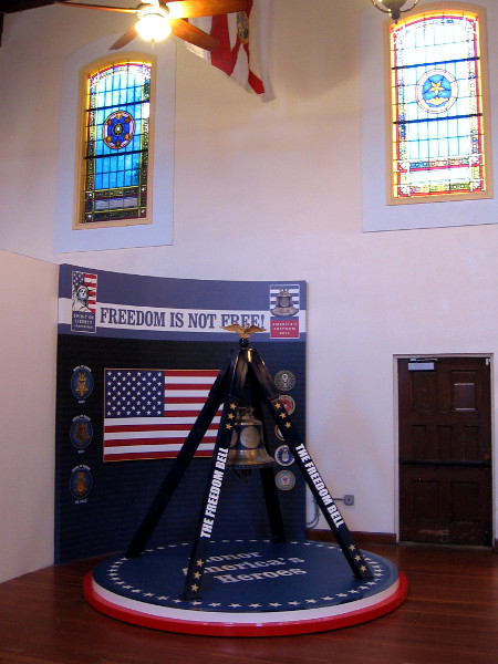 America's Freedom Bell has found a new home inside San Diego's beautiful Veterans Museum, which used to be the San Diego Naval Hospital Chapel.