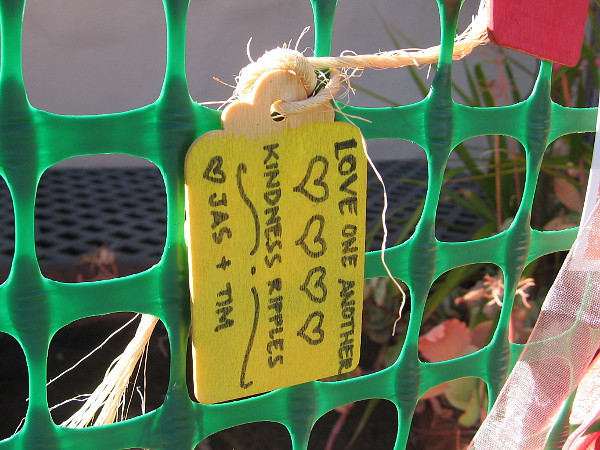 Love one another. Kindness ripples.