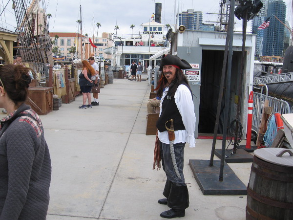 You just knew there would be a pirate!