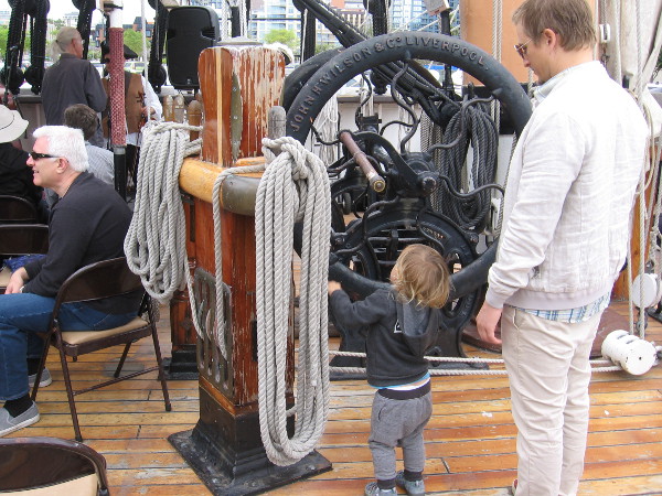A kid explores the workings of the world's oldest active sailing ship!