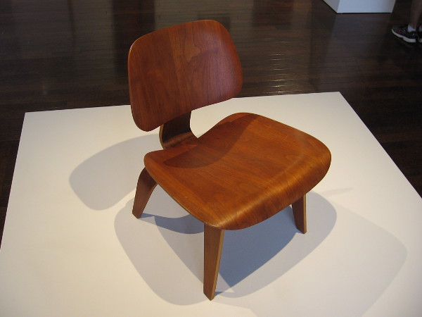 LCW (Lounge Chair Wood), c. 1946, molded plywood. Charles and Ray Eames, who famously revolutionized industrial design by introducing molded plywood.