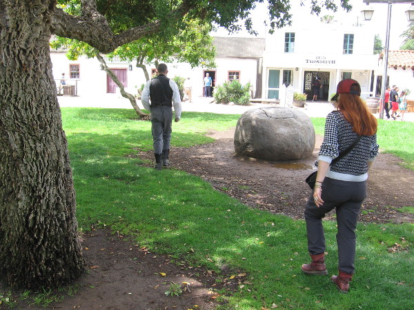 Our tour now heads toward restored buildings that stand on the southwest side of the plaza.