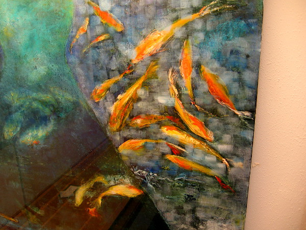 For the foreseeable future (until July 21, 2019) visitors to the Japanese Friendship Garden can enjoy an exhibition of art by Kathleen Kane-Murrell.