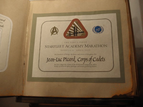 One of many future Starfleet artifacts that can be seen in San Diego during 2019 Comic-Con.