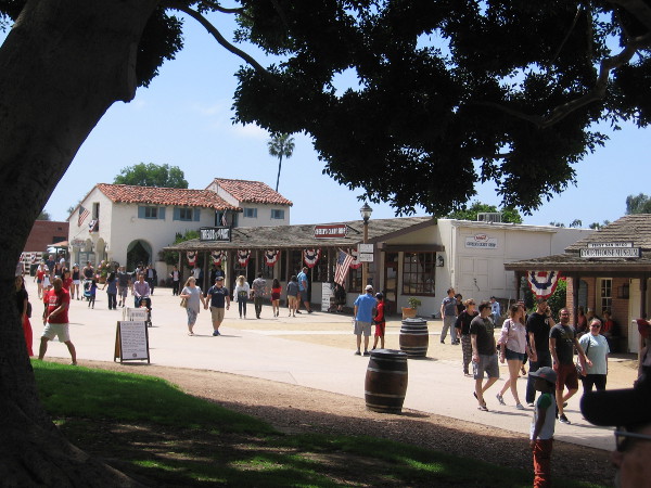 Many came out to Old Town San Diego State Historic Park to enjoy an old-fashioned Independence Day.