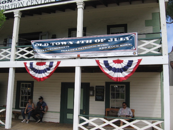 The Old Town 4th of July offered entertainments that would have been common in the 19th century, after San Diego became part of the United States.
