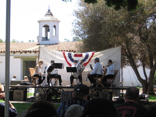 All sorts of nostalgic music and dances entertained the crowd.
