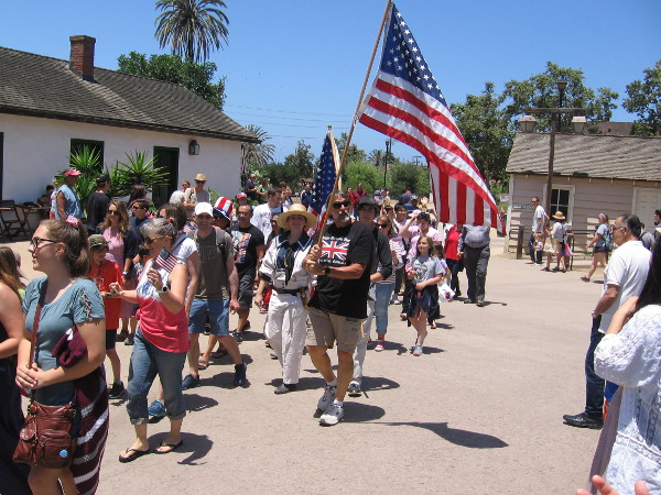 Ordinary Americans are invited to join the parade.