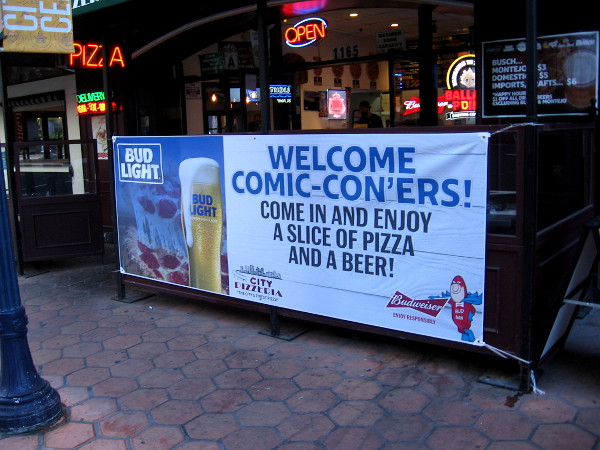City Pizzeria welcomes Comic-Con'ers!