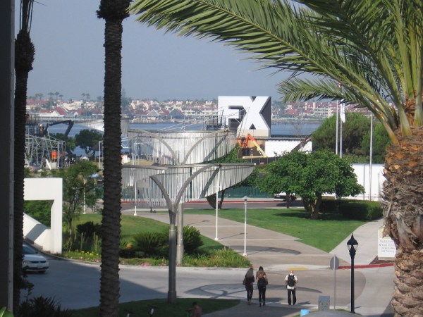 Coming down the steps from the pedestrian bridge, I saw a huge FX.