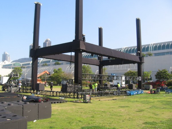 Looks like Adult Swim on the Green will have a huge stage.