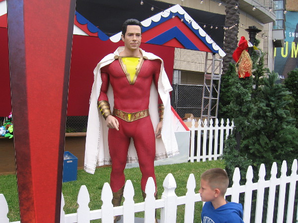 Hey kid! Over here! It's me, Shazam!