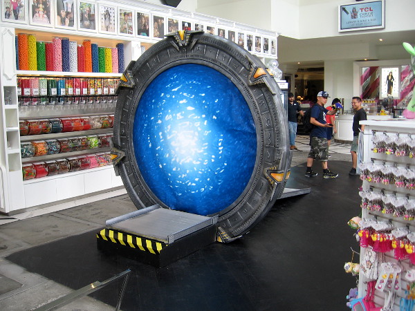 There's a functioning Stargate inside the Theatre Box!
