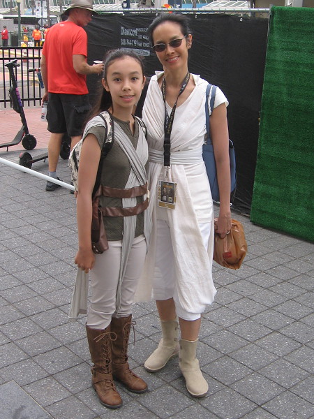 Rey is a popular cosplay this year.