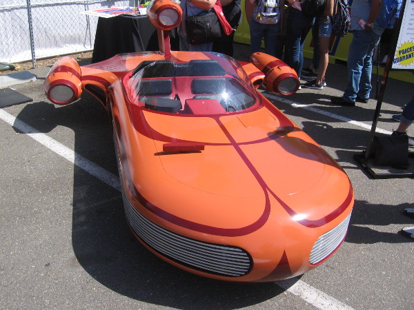 A full-size working replica of Luke Skywalker's X-34 Landspeeder!