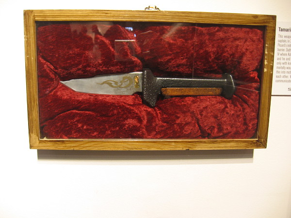 Tamarian Knife, a gift to Picard in 2368, by Tamarian ship captain Dathon.
